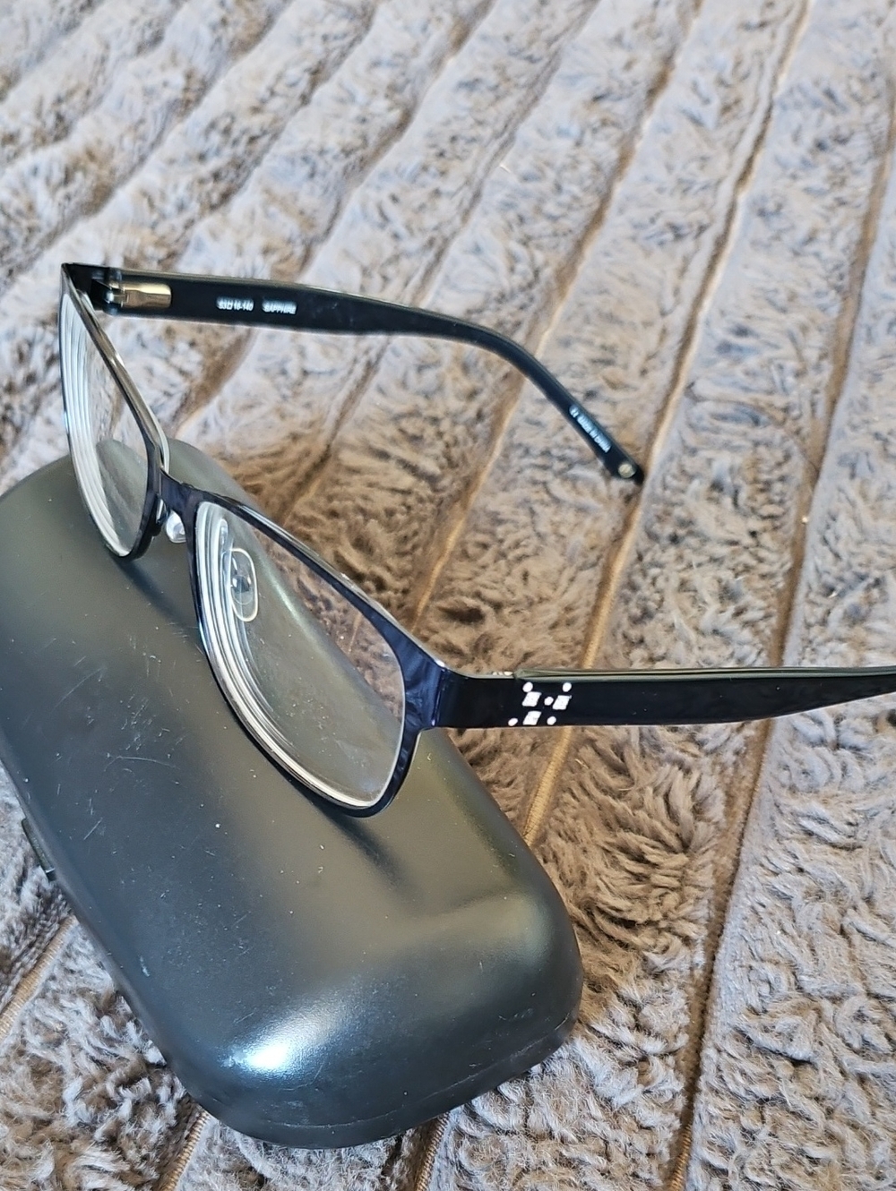 Bulova Clearwater frames in Sapphire, New!! High Designer